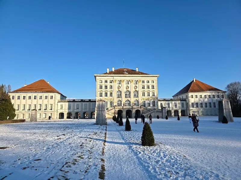Nymphenburg Palace castle in Munich, BY
