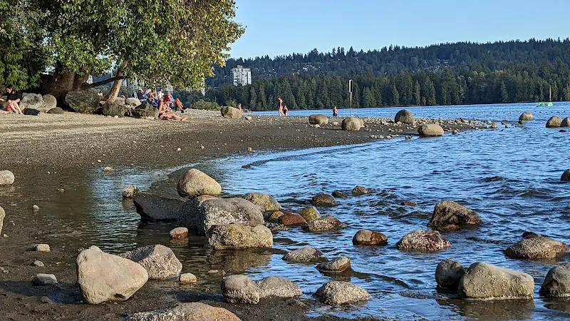 Old Orchard Park Beach scenic spot in Port Moody, BC