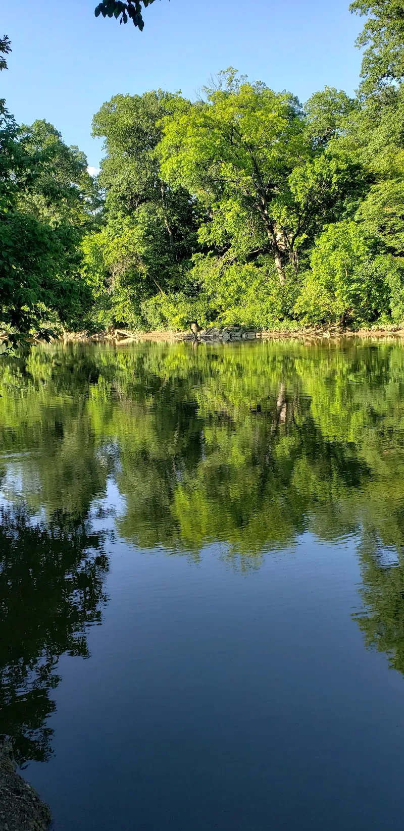 Olentangy Trail route in Clintonville, OH