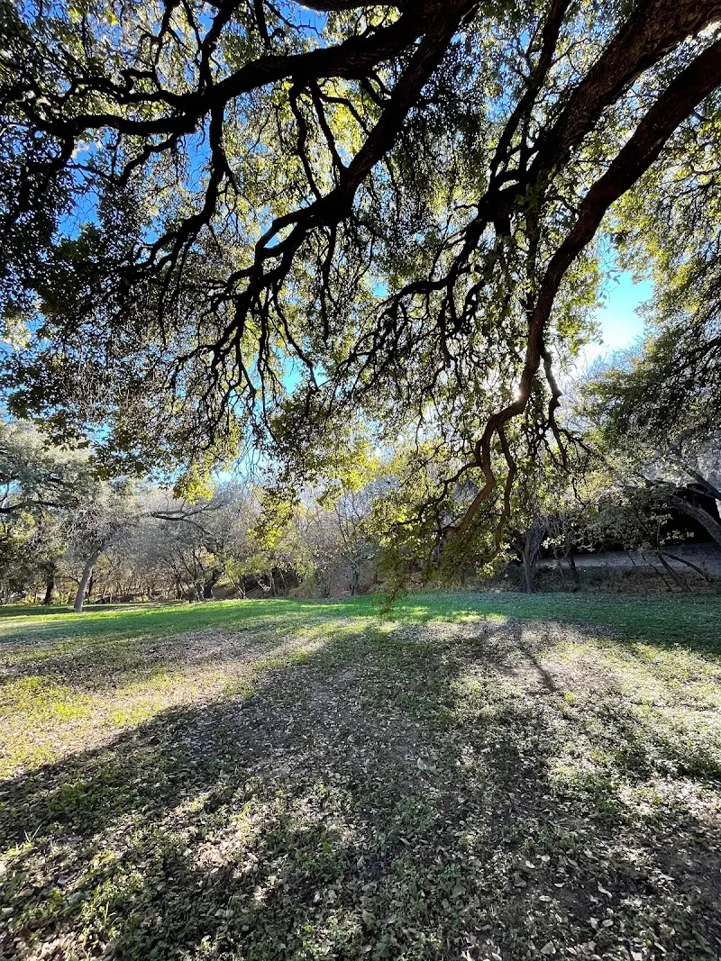 Olmos Basin Park Trail route in Olmos Park, TX