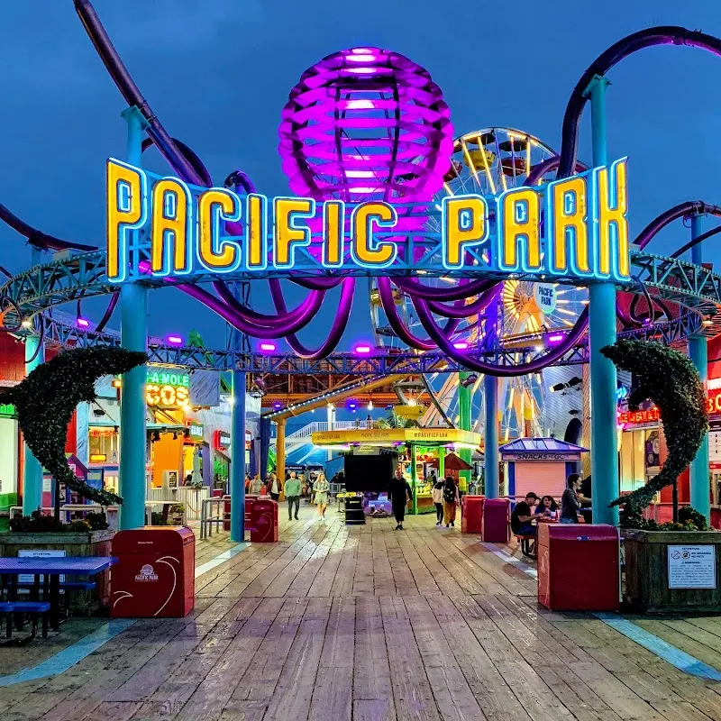 Pacific Park on the Santa Monica Pier amusement park in Los Angeles, CA