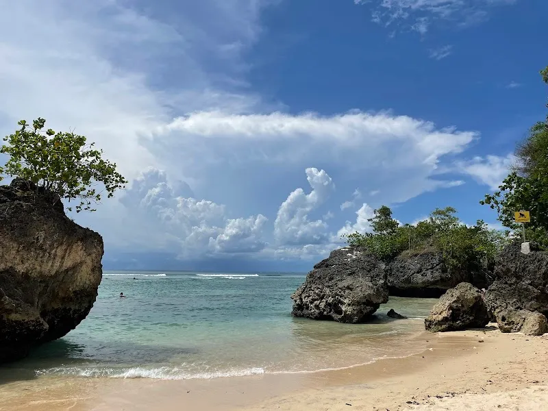Padang Padang Beach beach in Seminyak, Bali