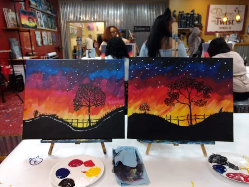 Painting with a Twist art studio in Cypress, TX