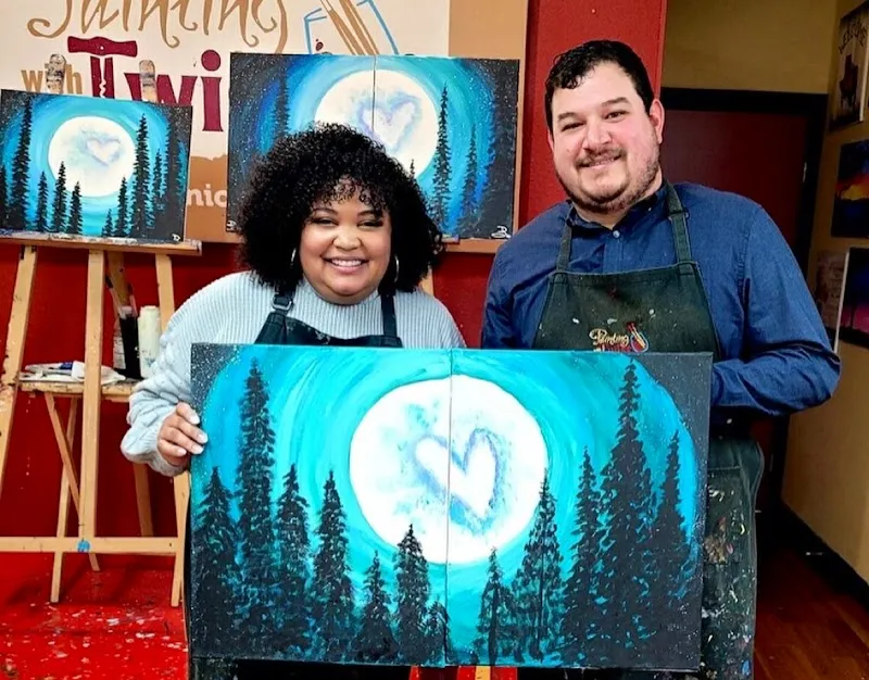 Painting with a Twist art studio in Stone Oak, TX