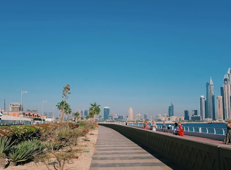 Palm Jumeirah Boardwalk park in Palm Jumeirah, Dubai