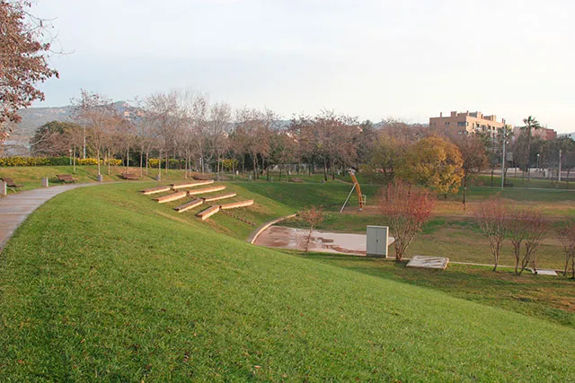 Parc del Llobregat park in Sant Feliu de Llobregat, CT