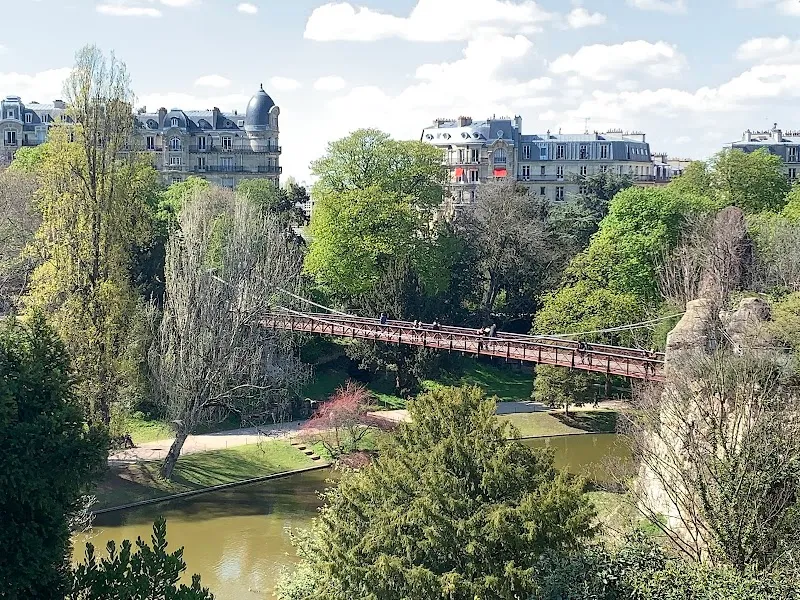 Parc des Buttes-Chaumont park in Paris, IDF