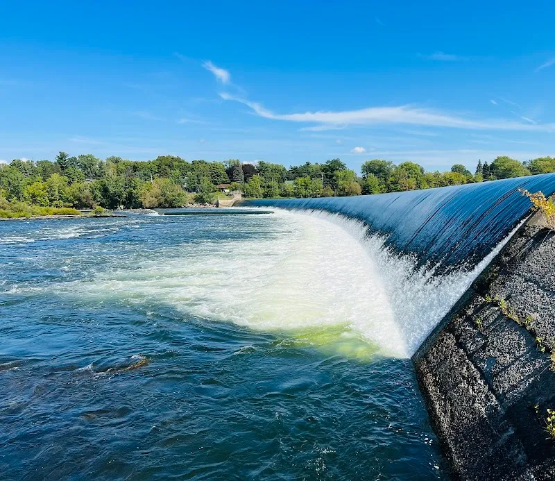 Parc des Rapides city park in Chambly, QC