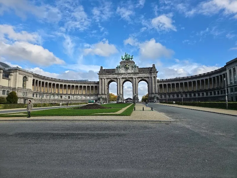 Parc du Cinquantenaire park in Brussels, BRU