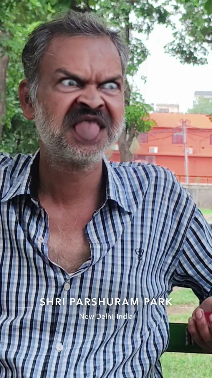 Parshuram Park park in Rohini, DL