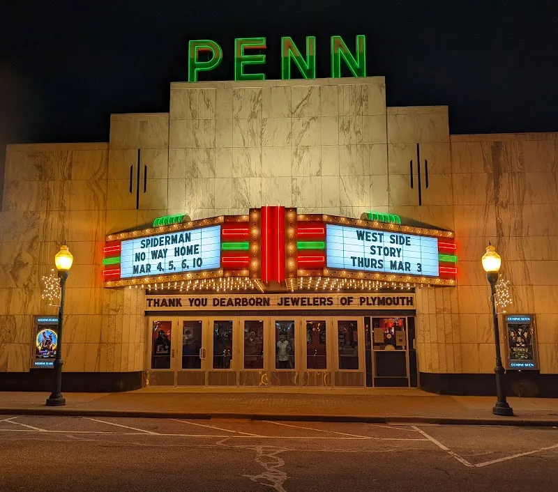 Penn Theatre movie theater in Plymouth, MI