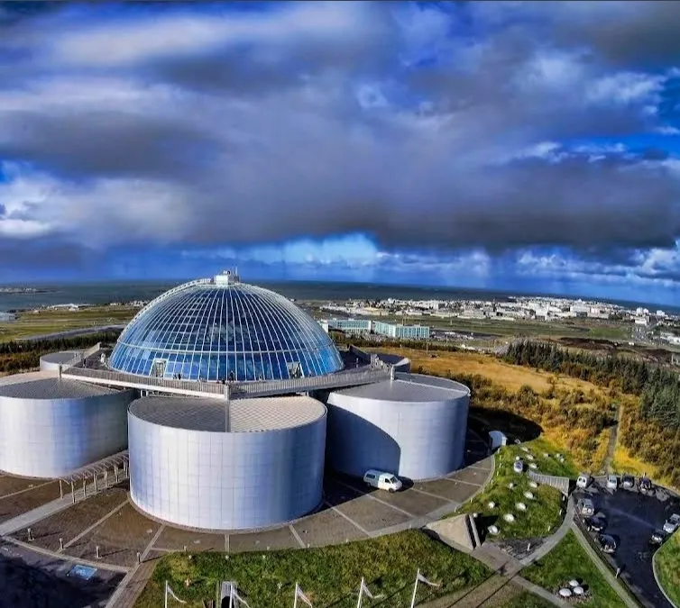 Perlan tourist attraction in Reykjavik, RVK
