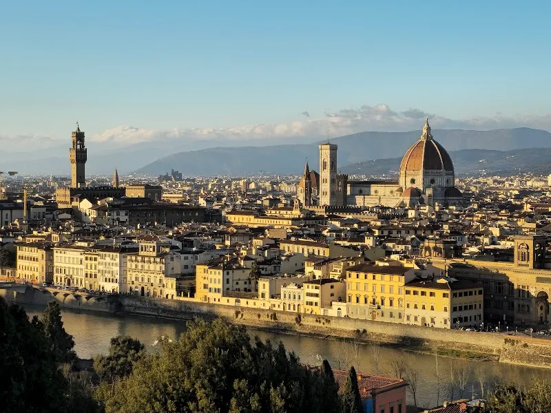 Piazzale Michelangelo plaza in Florence, TC
