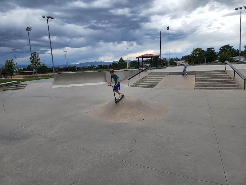 Pioneer Park field park in Commerce City, CO