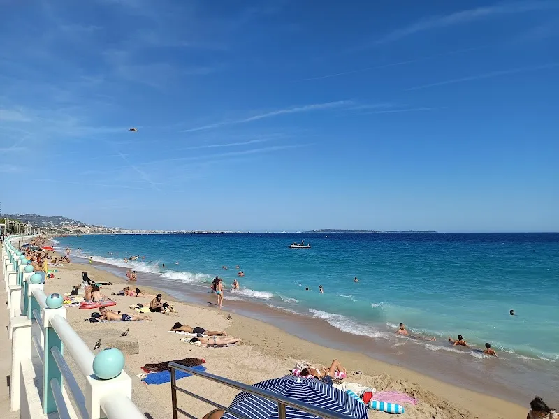 Plage de la Bocca beach in Cannes, PACA