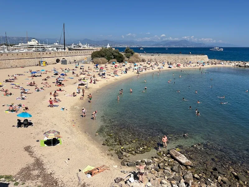 Plage de la Gravette beach in Antibes, PACA