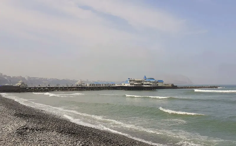 Playa Makaha beach in Miraflores, Lima