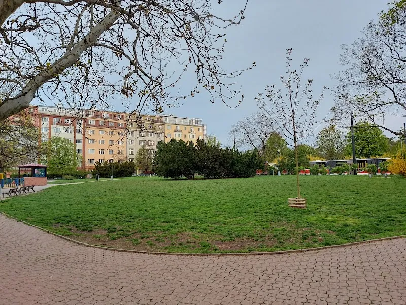 Playground at náměstí Jiřího z Poděbrad playground in Vinohrady, CZ