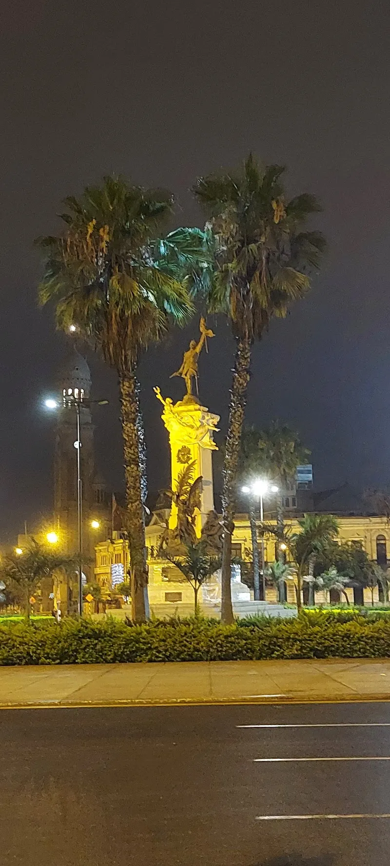 Plaza Bolognesi route in Jesús María, Lima