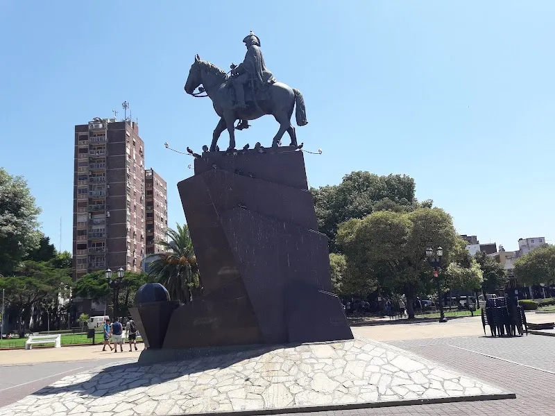 Plaza del Libertador General San Martin park in Moron, BA
