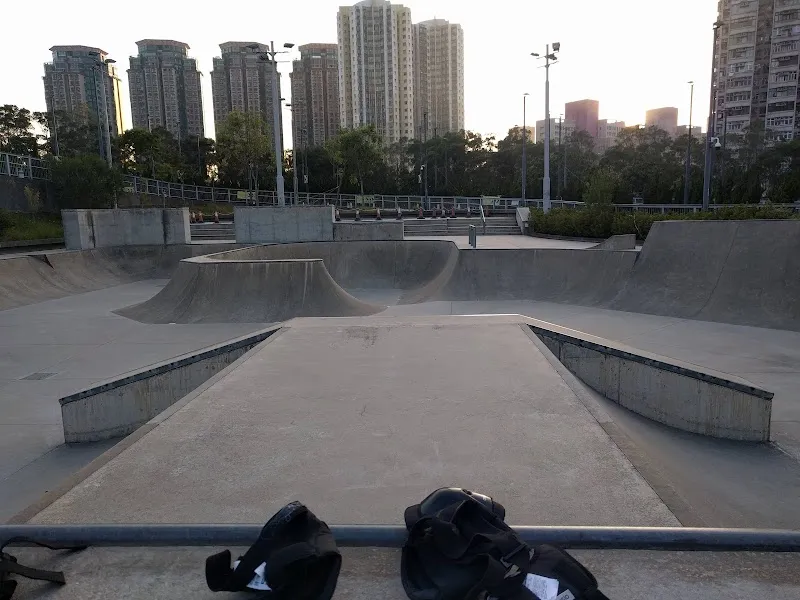 Po Kong Village Road Park park in Lamma Island, HK