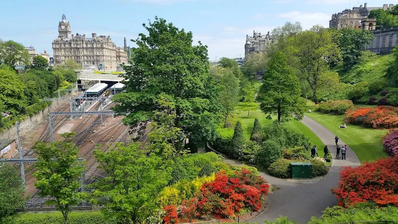 Princes Street Gardens garden in Edinburgh, SCT