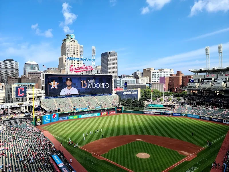 Progressive Field stadium in Cleveland, OH
