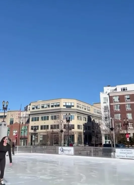 Quincy Outdoor Ice Skating Rink park in Quincy, MA