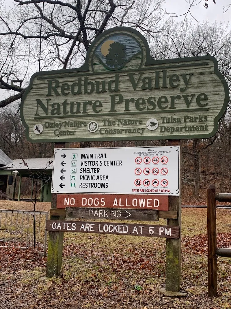 Redbud Valley Nature Preserve hiking area in Owasso, OK