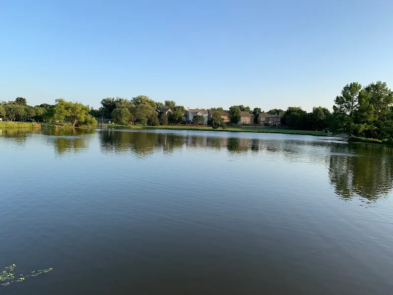 Regency Lake Park park in Leawood, KS