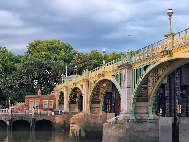 Richmond Lock and Footbridge historical landmark in Twickenham, London