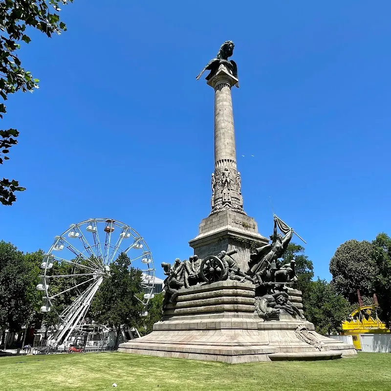 Rotunda da Boavista city park in Porto, PRT
