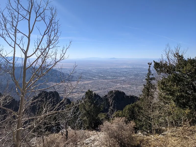 Sandia Crest Scenic Highway route in Sandia Park, NM