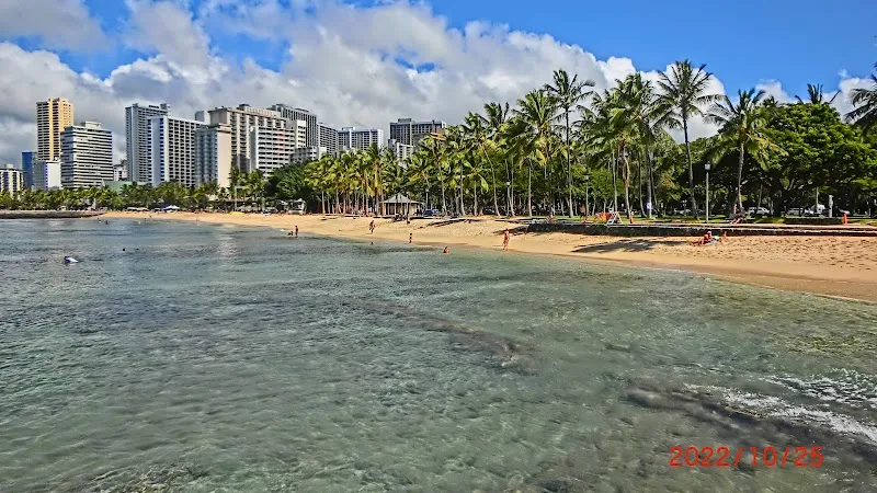 Sans Souci Beach beach in Waikiki, HI