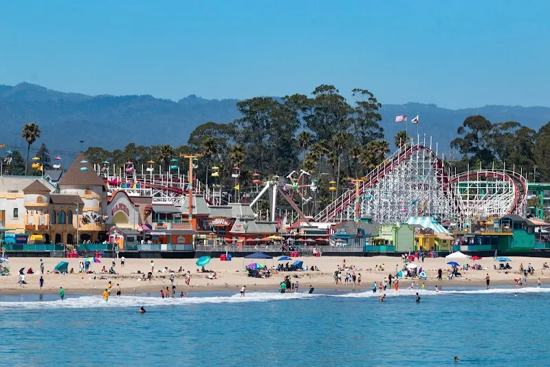 Santa Cruz Beach Boardwalk amusement park in Santa Cruz, CA