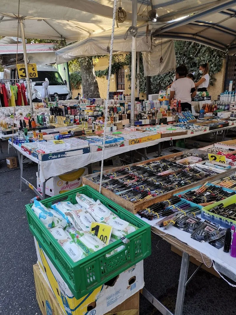 Saturday market Fiumicino market in Fregene, Lazio