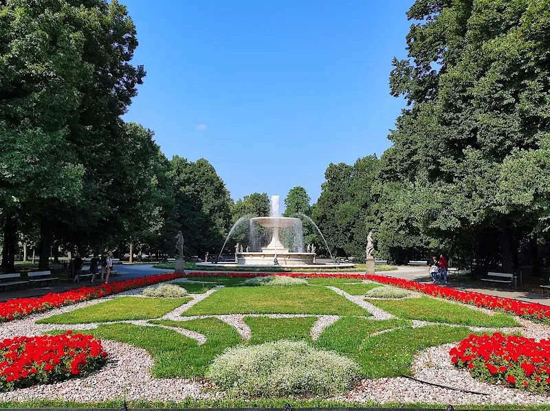 Saxon Garden state park in Warsaw, MZ