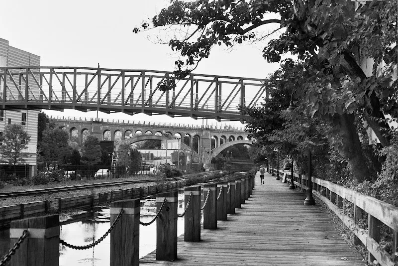 Schuylkill River Trail route in Manayunk, PA