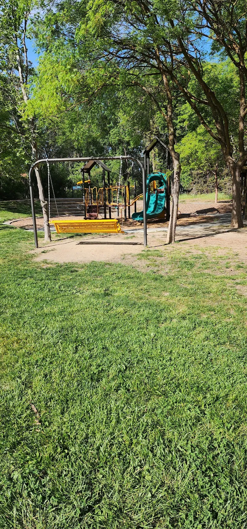 Senda Nueva Greenbelt Play Area playground in Davis, CA