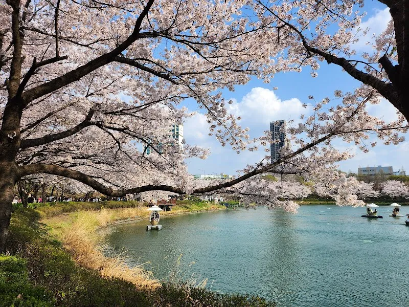 Seokchon Lake Park park in Seoul, SEL