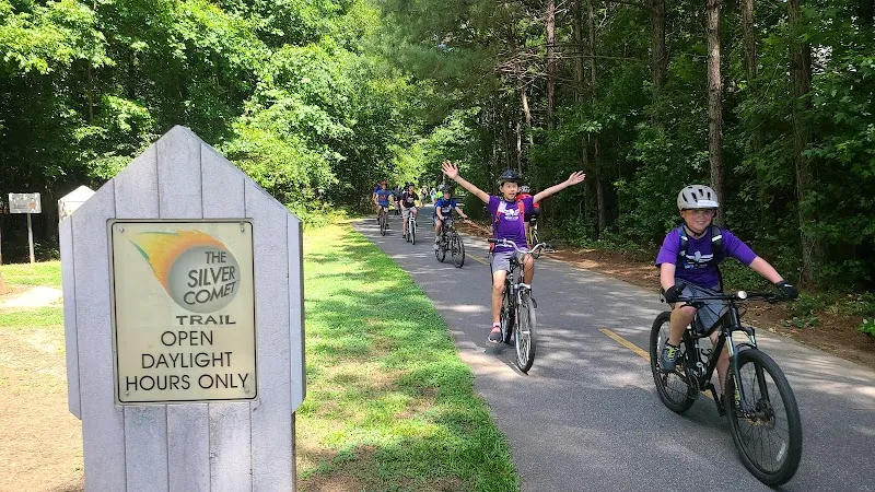 Silver Comet Trail route in Smyrna, GA