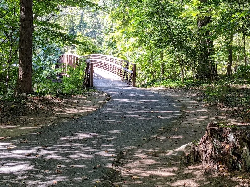 Sligo Creek Trail route in Takoma Park, MD