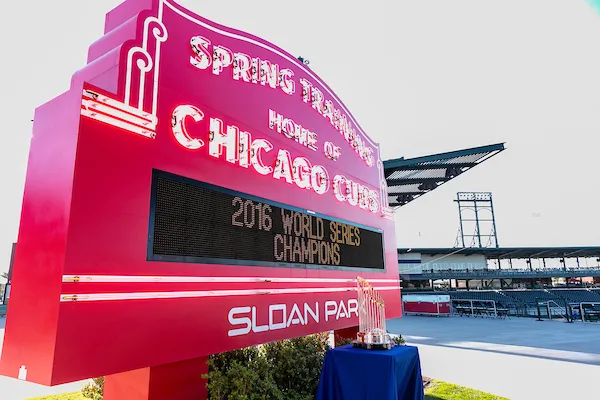 Sloan Park stadium in Mesa, AZ