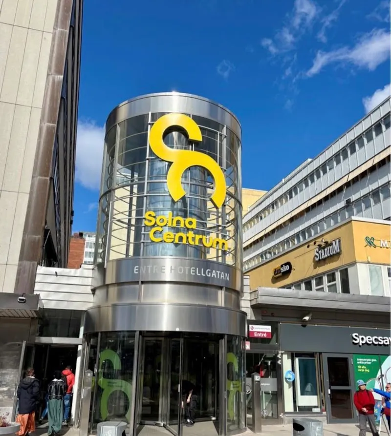 Solna centrum shopping mall in Solna, Stockholm