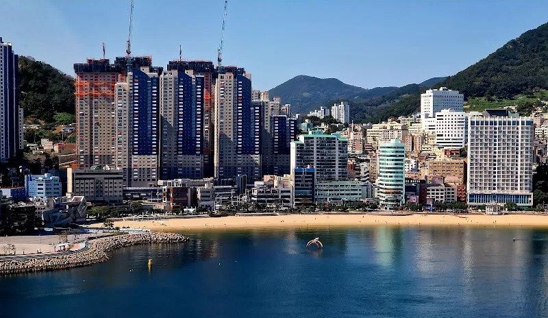 Songdo Beach tourist attraction in Busan, BSN