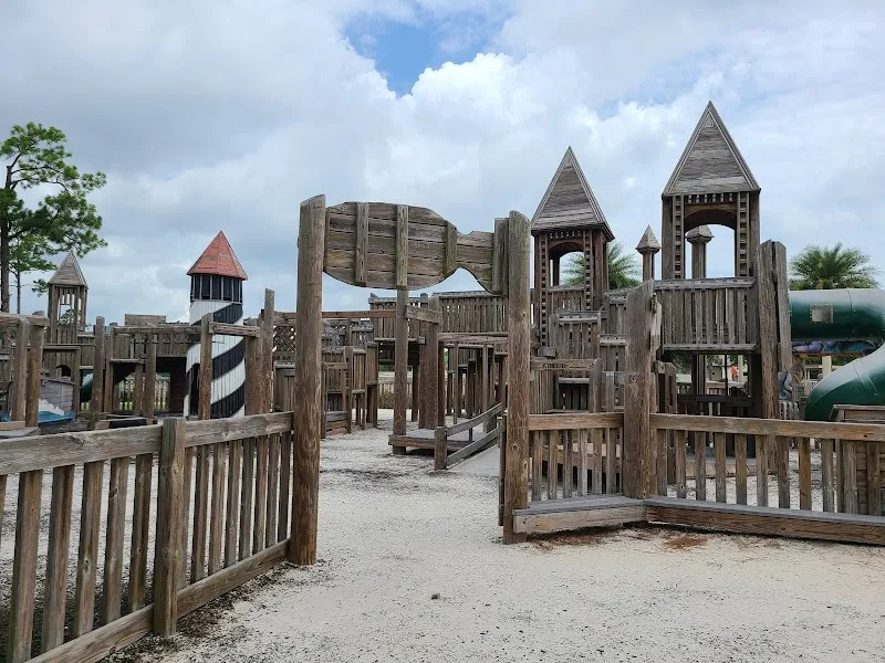 South Beach Park and Sunshine Playground park in Jacksonville Beach, FL