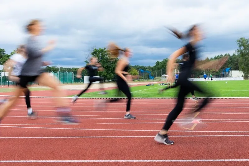 Sports and recreation park Strausberg sports complex in Strausberg, BB