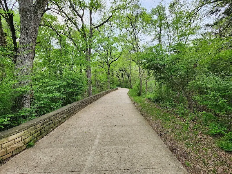 Spring Creek Nature Trail hiking area in Richardson, TX