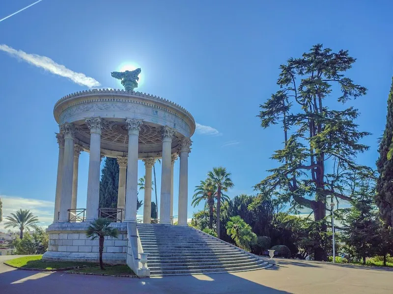 Square Jean Baptiste Carpeaux park in Nice, PAC