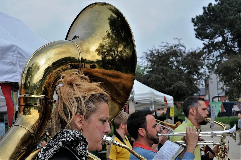 Square Prince Léopold route in Schaerbeek, BRU